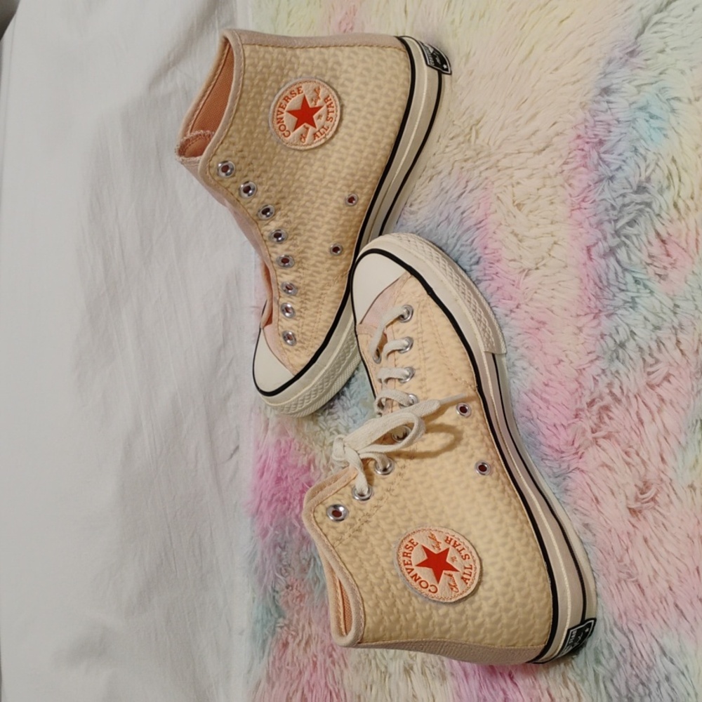 (#5) Converse All Star Chuck 70 Hi Top Shoes Sz.9 Gently Worn Needs Laces